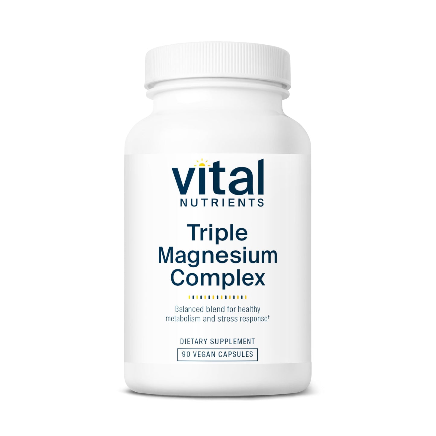 Vital Nutrients Triple Magnesium Complex Supplement | Vegan Magnesium Glycinate, Malate & Oxide 250mg | Easily Absorbed Magnesium Supplement for Stress, Muscle, Heart, Bone Support | 90 Capsules Vital NutrientsBuy Supplements Australia