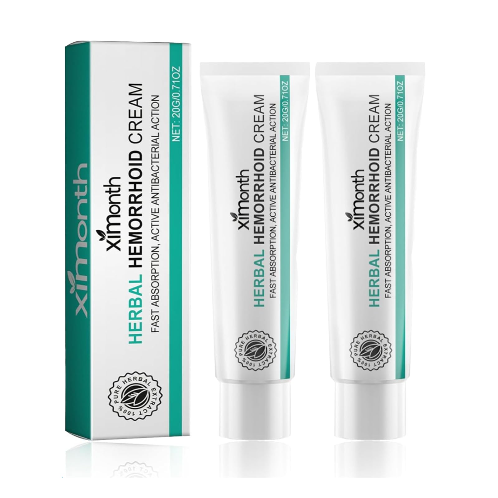 KANBHE Hemorrhoid Cream, Herbal Hemorrhoid Cream, Natural Hemorrhoid Ointment, for Men and Women Hemroid Creams (2PCS) KANBHEBuy Supplements Australia