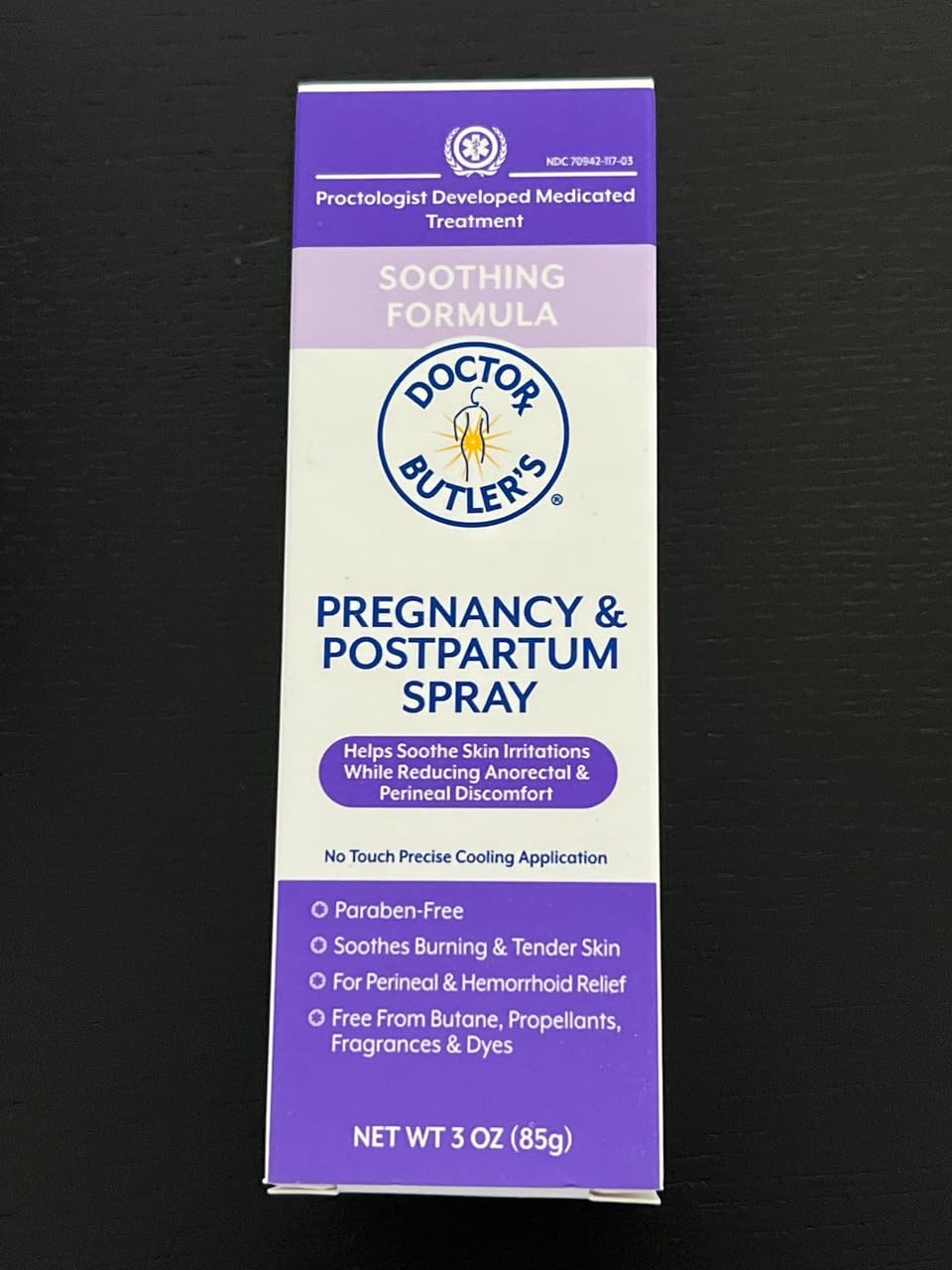 Doctor Butler's Pregnancy & Postpartum Spray - Perineal Spray and Hemorrhoid Treatment with Aloe and Chamomile, Pregnancy Support and Postpartum Essentials, Paraben Free (3oz) Doctor Butler'sBuy Supplements Australia