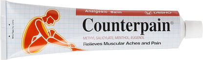 Counterpain® Warm Balm for Temporary Relief of Minor Muscular Aches and Pain, Methyl Salicylate, Levomenthol, Eugenol, Made in Indonesia CounterpainBuy Supplements Australia