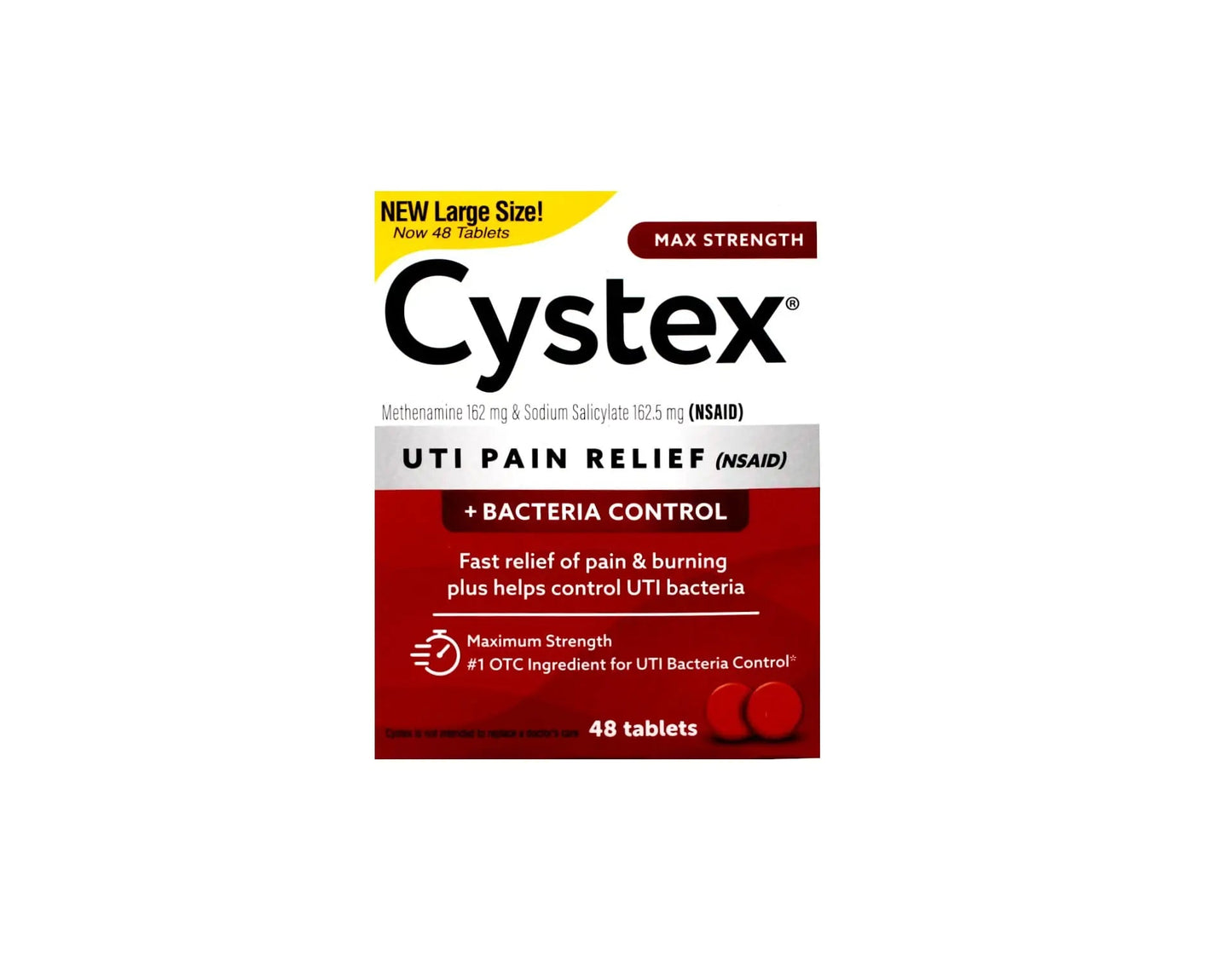 Cystex Plus Urinary Pain Relief Tablets 40 ea (Packs of 2) CystexBuy Supplements Australia