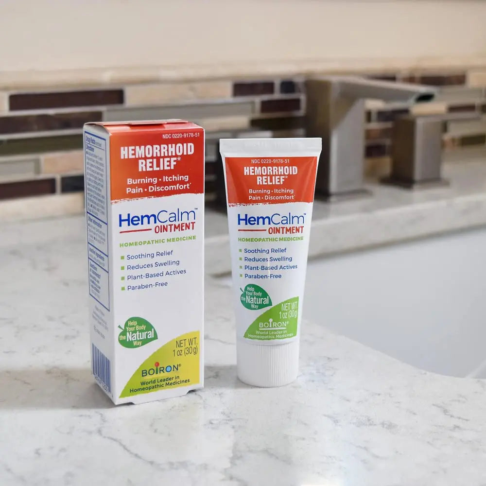 Boiron HemCalm Ointment for Hemorrhoid Relief of Pain, Itching, Swelling or Discomfort - 1 oz BoironBuy Supplements Australia