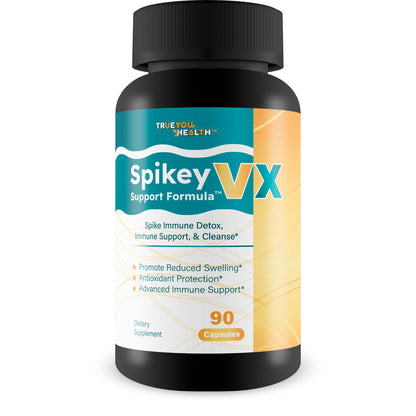 True You Health Spikey VX Support Formula - Our Best Spike Support Formula for Immune System Detox - Daily Zinc Immunity Capsules Vitamin C Immune Boost - Feel The Wellness Spike Detox The Wellness True You HealthBuy Supplements Australia