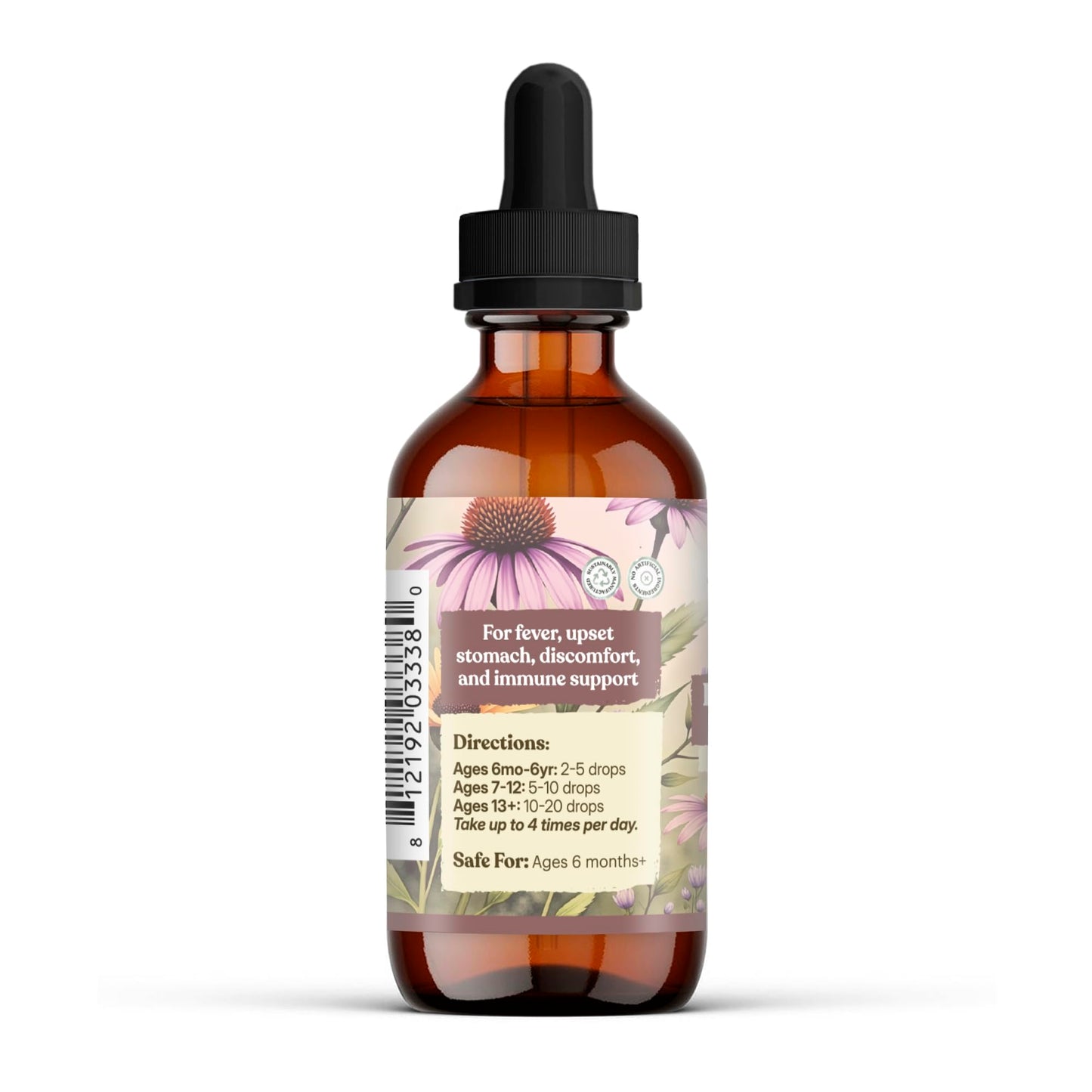 Earthley Wellness Feel Better Fast, All-Natural Relief for Minor Ailments, Organic Herbal Formula, Supports Immune & Digestive Health, Echinacea Root and More