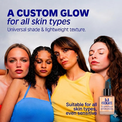 La Crique Bronzing Face Serum - Hydrating Bronzing Drops with Hyaluronic Acid & Anti-Pollution Protection - Natural Sun-Kissed Glow for All Skin Types - Vegan Friendly, Clean Beauty - 1 fl oz LA CRIQUEBuy Supplements Australia