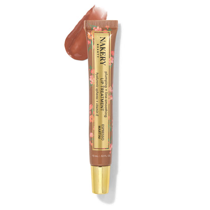 Nakery Plumping Lip Treatment for Dry Cracked Lips - Line Smoothing Lip Plumper for Women with Hyaluronic Acid Serum for Lips - Non Sticky Lip Gloss Plumper for Petal Soft Lips – Espresso Martini NakeryBuy Supplements Australia