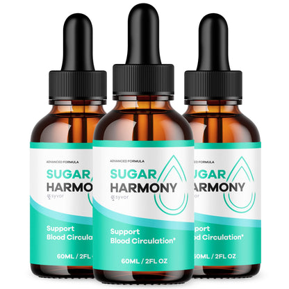 (3 Pack) Sugar Harmony Drops, Official SugarHarmony Liquid Drops with All Natural Ingredients, Advanced Formula Support Supplement with Maximum Strength Premium Vitamins for Women & Men (90 Servings) SyvorBuy Supplements Australia
