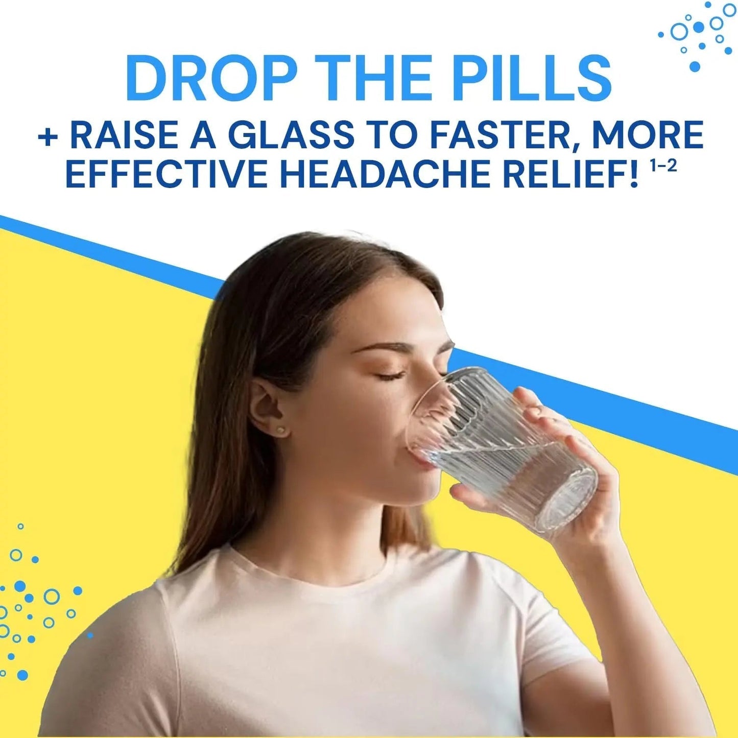 Blowfish for Headaches | Maximum Strength Effervescent Pain Relief Tablets – Treats Headaches Fast, 2X Faster Than Pills – Lemon Flavor (2 Pack) BlowfishBuy Supplements Australia