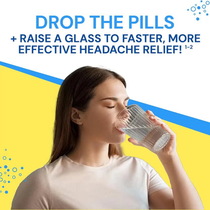 Blowfish for Headaches | Maximum Strength Effervescent Pain Relief Tablets – Treats Headaches Fast, 2X Faster Than Pills – Lemon Flavor (2 Pack) BlowfishBuy Supplements Australia