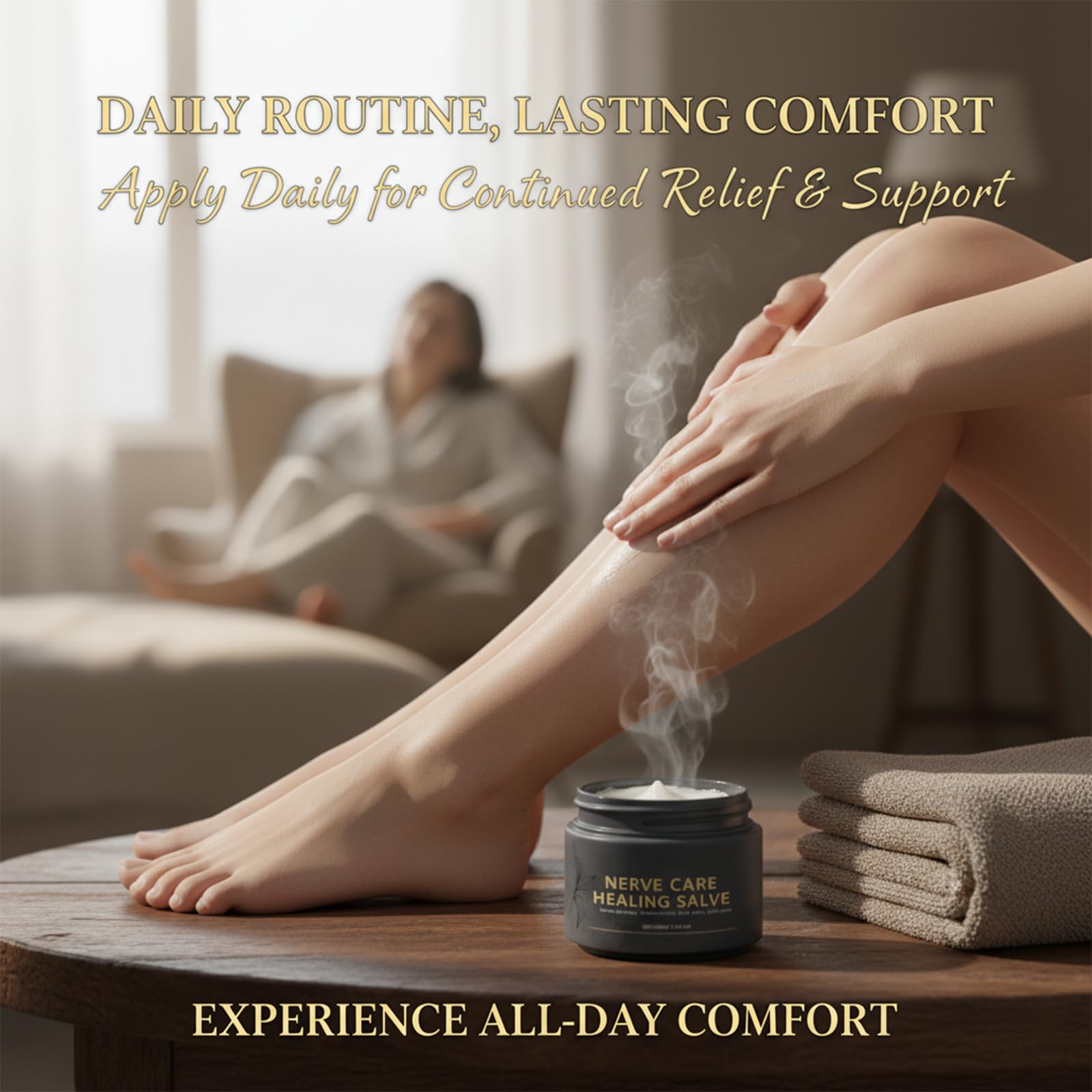 Nerve Care Healing Salve, Professional Neuro-Relief Cream - Use on Feet, Hands, Legs, and Joints to Calm Uncomfortable Sensations, 3.53 oz TACOHOBuy Supplements Australia