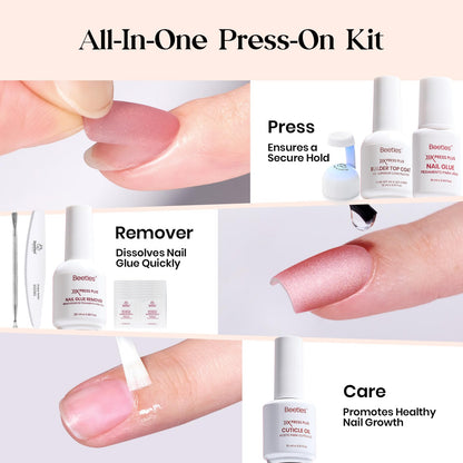 Beetles Cat Eye Nails Kit - Enchanted Aurora | 7 Colors Cat Eye Press On Nails Medium Almond | 224Pcs 16 Sizes All-in-One Kit With Nail Glue,Remover,Builder Top Coat,Nail Lamp Gift beetles Gel PolishBuy Supplements Australia