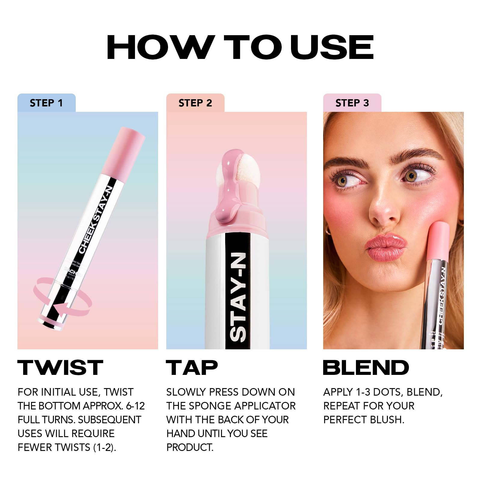 Sacheu Cheek STAY-N Liquid Blush for Cheeks — High Pigment, Buildable, Lightweight Cream Blush for Dewy & Radiant Flushed Cheeks — Long-lasting & Cruelty Free, I'm Guilty SacheuBuy Supplements Australia