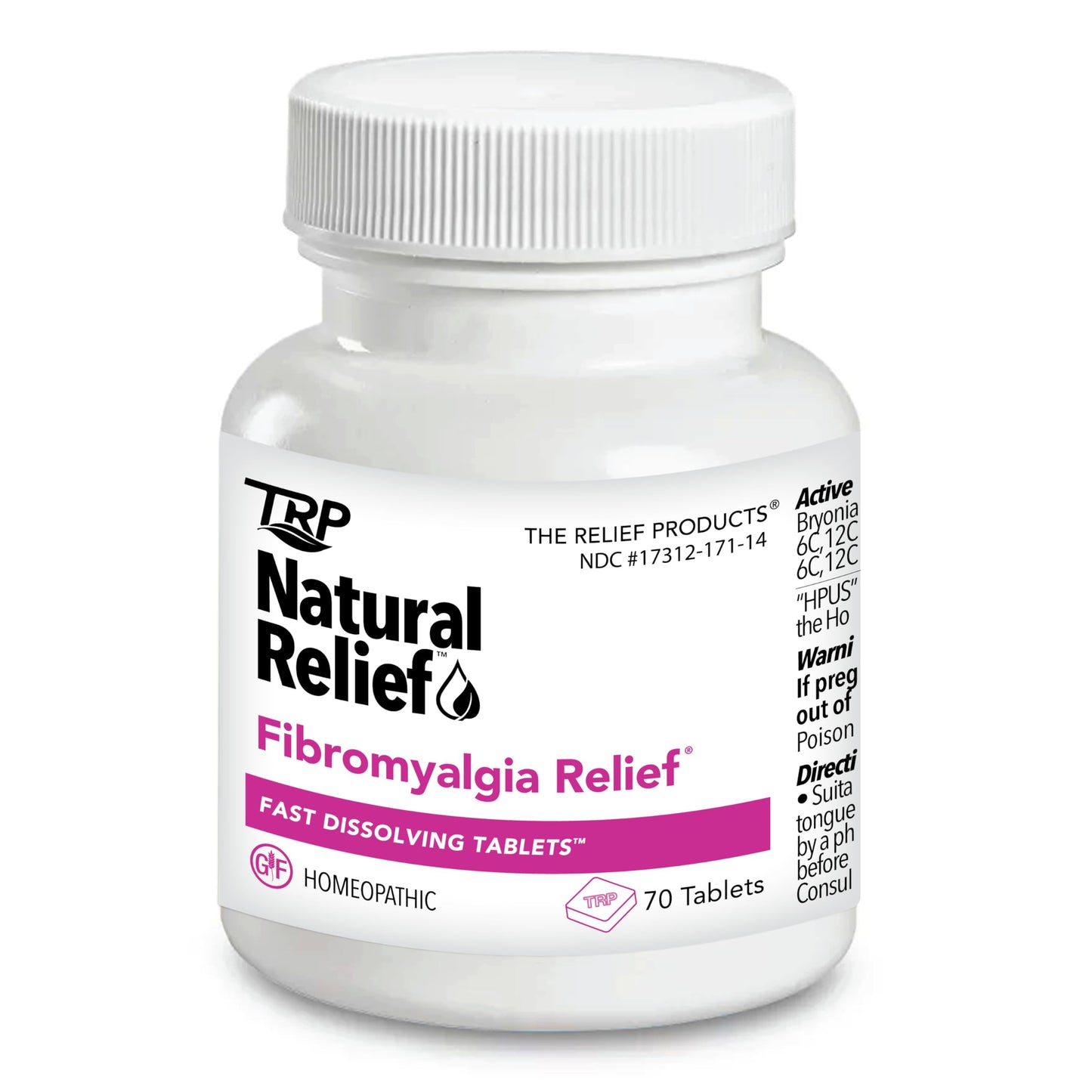The Relief Products Natural Fibromyalgia Temporary Relief of Muscle Soreness Discomfot Tenderness Difficulty Moving & Joint Pain - 70ct TRP THE RELIEF PRODUCTSBuy Supplements Australia
