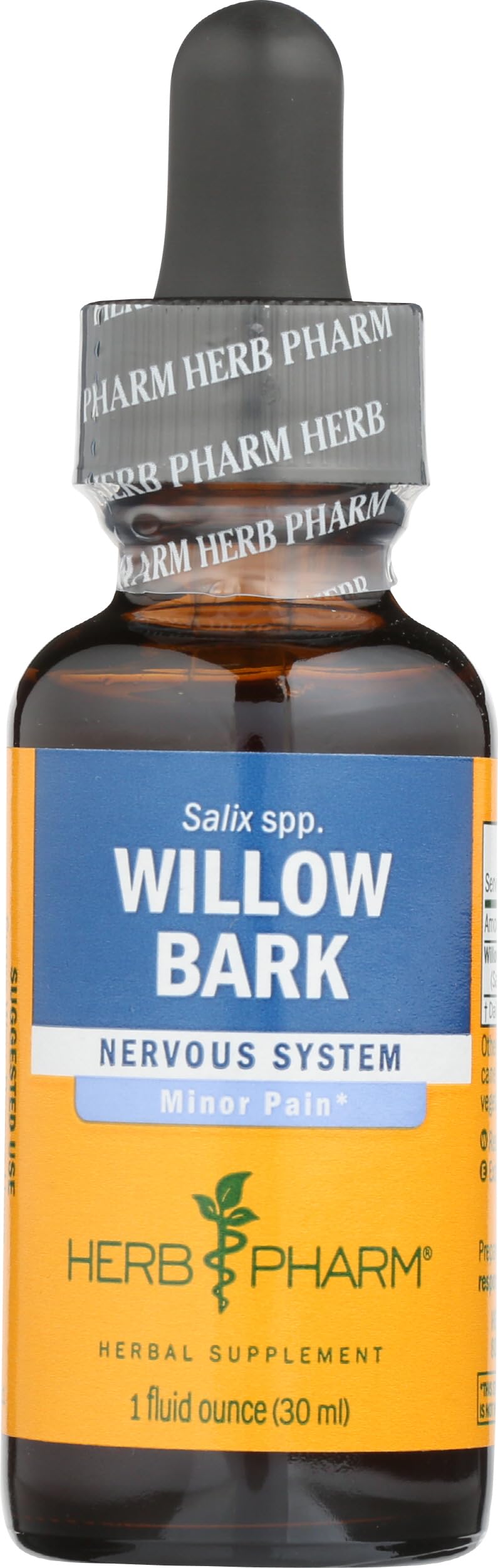 Herb Pharm Willow Bark Liquid Extract for Minor Pain - 1 Ounce (DWILL01) Herb PharmBuy Supplements Australia