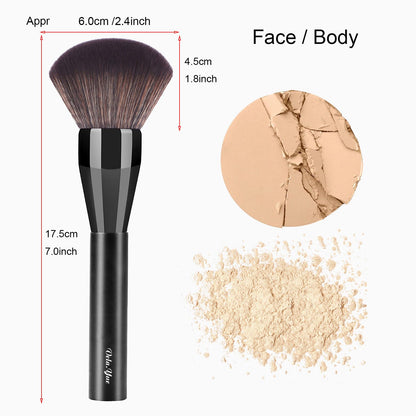 Vela.Yue Large Powder Brush Soft Face Loose Mineral Foundation Blusher Bronzer Makeup Brush Vela.YueBuy Supplements Australia