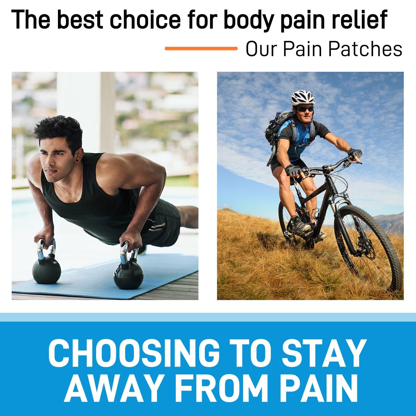 Reusable Pain Relief Patches for Sore Muscle, Includes 3 Adhesives, 1 Patch & 1 Carry Bag, Pain Patches for Neck, Back,Foot, Knee etc, Large&Fast Acting, Easy Adhesive Application Pain Patch-0304 SKAYAHBuy Supplements Australia