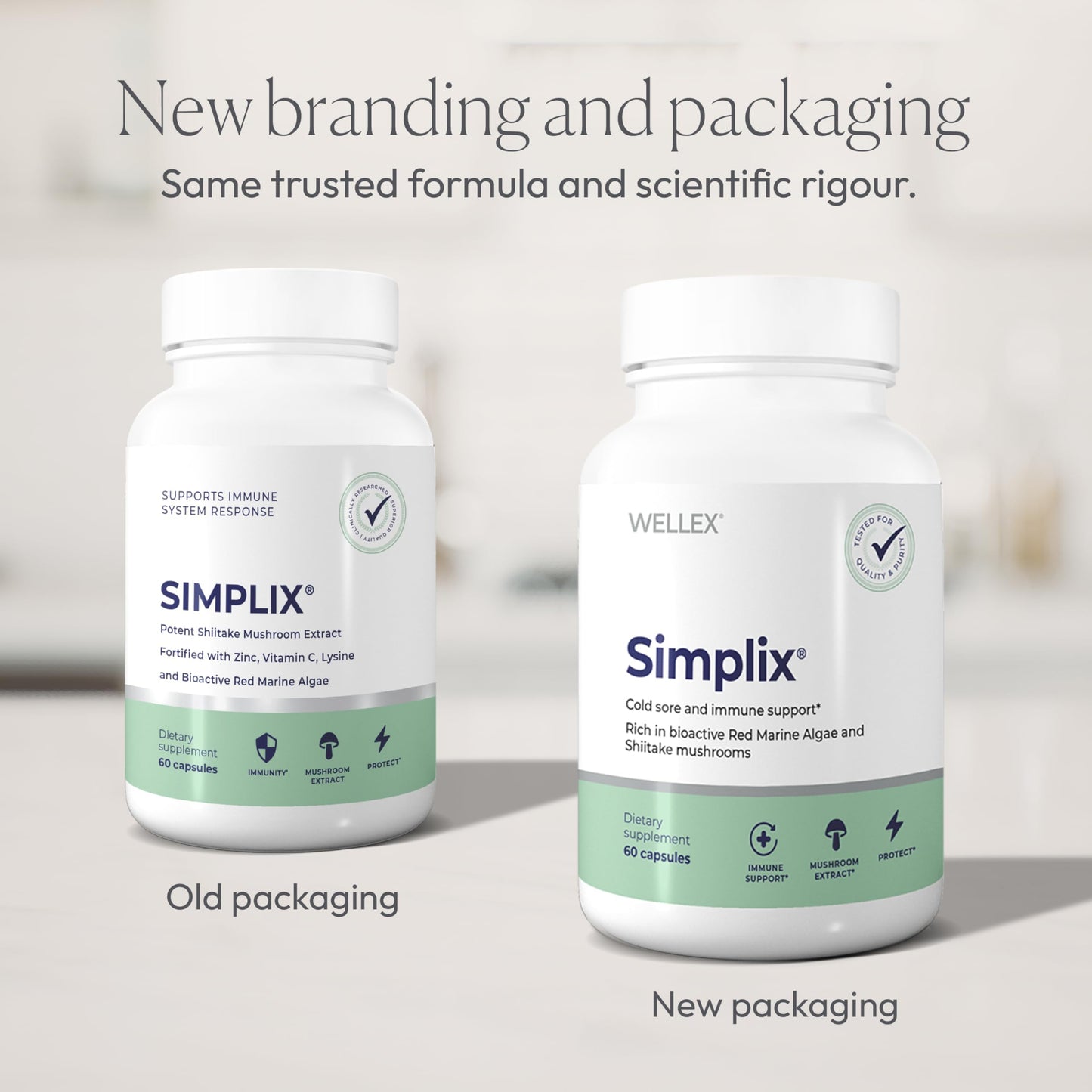 Simplix | Natural Supplement to Strengthen The Immune System | Respond to Outbreaks | Source of Highly Researched Mushroom & Seaweed Polysaccharides 60 Veggie Capsules (3 Pack) (180 Count) Papillex buy supplements Au