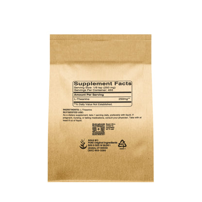 PURE ORIGINAL INGREDIENTS L-Theanine (4 oz) Amino Acid Supplement, No Additives or Fillers PURE ORIGINAL INGREDIENTSBuy Supplements Australia