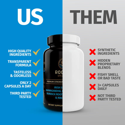 Rooted Origins Sea Moss Capsules – Irish Sea Moss Advanced, Magnesium, Ashwaghanda, Black Seed Oil, Burdock Root & Bladderwrack – Immune Support, Gut Health, Energy, & More – 60 Capsules Rooted OriginsBuy Supplements Australia