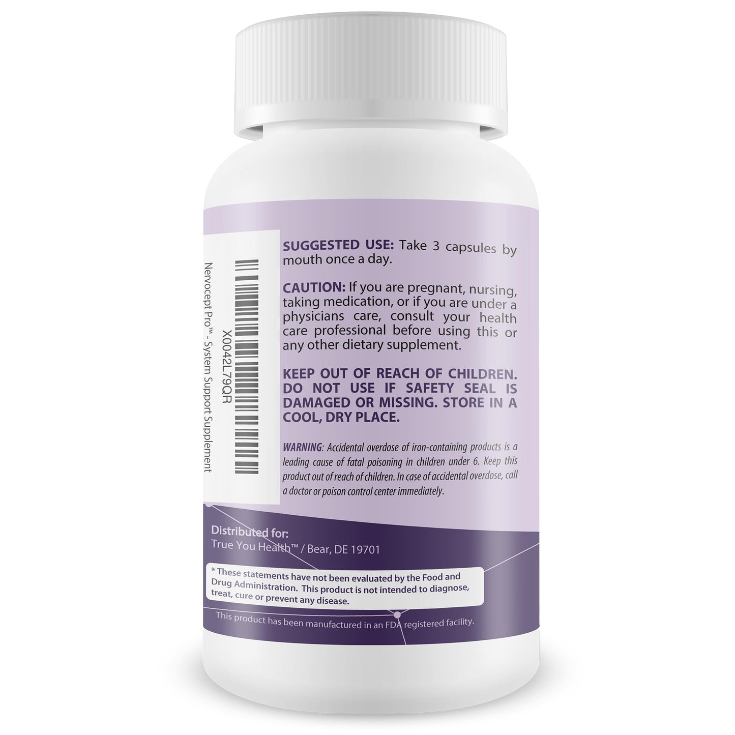 Nervocept Pro - Our Best Nerve Support Capsules - Lions Mane, Magnesium, Vitamin B For Nerve Repair - Vitamin D for Nerves - Lions Mane Memory & Nerve Support - Vitamin B12 Nerve Support True You Health buy supplements Au