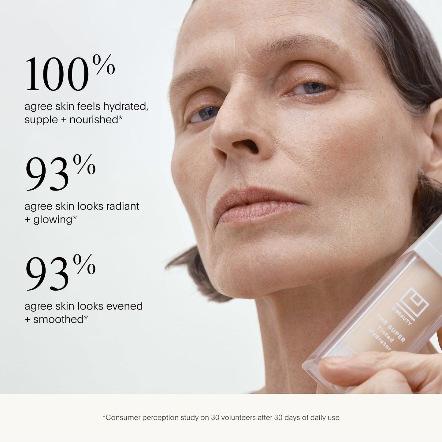 U Beauty The Super Tinted Hydrator Hyaluronic Acid Moisturizing Cream - Mega-Dose Skin Hydrator for Supple, Smooth, and Softer-Looking Skin For Up To 48 Hours - Shade 4-1.0 oz U BeautyBuy Supplements Australia