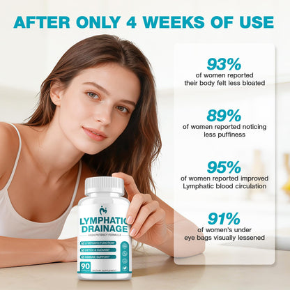 Lymphatic Drainage Supplements - Lymphatic Drainage Capsule for Detox & Cleanse, Immune Support - Natural Herbal Blends with Dandelion, Burdock, Cleavers & Echinacea, 90 Capsules MOSRAY buy supplements Au