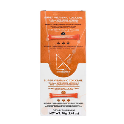 DR. NIGMA Super Vitamin C Cocktail Powder | Science-Based Beauty and Wellness | Powerful Combo of Vital Nutrients to Support Optimal Health and Vitality | 14 Servings | 2.46 oz DR. NIGMABuy Supplements Australia