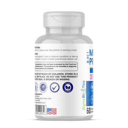 Probiotics for Men - 150 Billion CFU Acidophilus Capsules with Prebiotics & Postbiotics - Supports Gut Microbiome, Colon & Immune Health