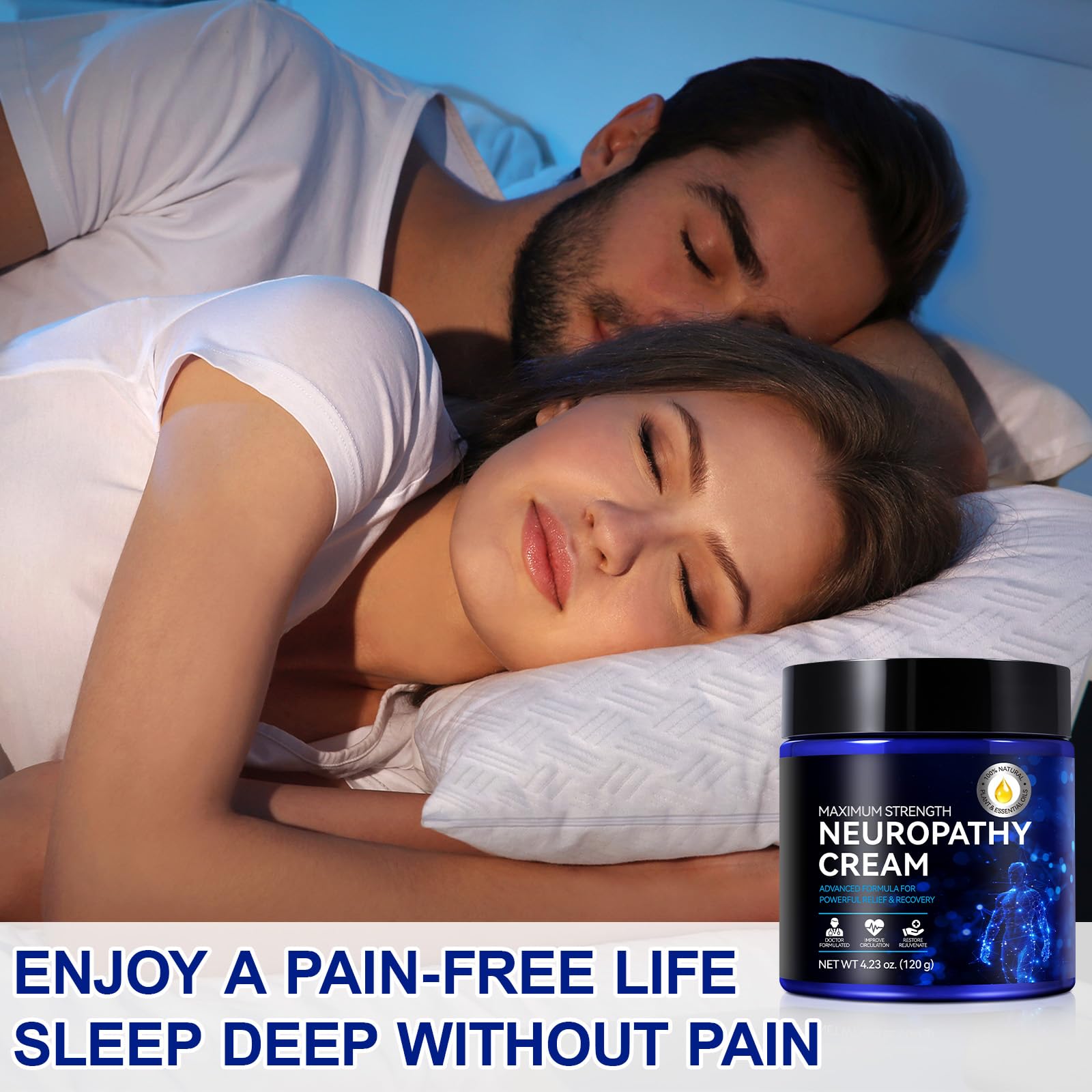 Neuropathy Cream for Feet, Legs & Hands – Lightweight, Plant-Based Formula with Cooling Comfort, 4 oz CFXYHNOXBuy Supplements Australia