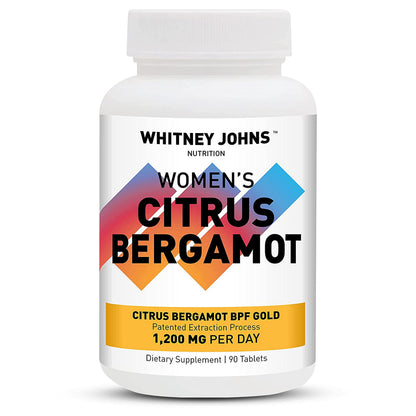 Whitney Johns Citrus Bergamot for Women, Clinically Tested Bergamot Supplement Specifically Formulated for Womens Health and Wellness, Antioxidant, 1200mg, 90 Tablets Whitney JohnsBuy Supplements Australia