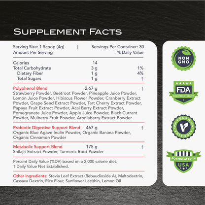 KaraMD Pure Nature Greens Whole Food Supplement & Revive Reds Polyphenol Energy Booster | Antioxidants, Shilajit & Enzymes | Vegan Friendly, Gluten Free, Non-GMO (30 Servings) KaraMD buy supplements Au