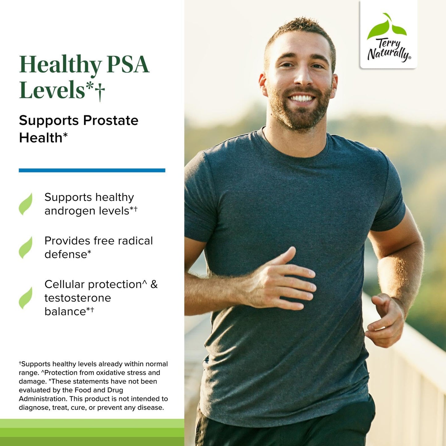 Terry Naturally Healthy PSA Levels - Dietary Supplement for Healthy Prostate & Hormone Balance Support - Herbal Supplement with Curcumin, Turmeric Essential Oil & Grape Seed Extract - 60 Softgels Terry NaturallyBuy Supplements Australia