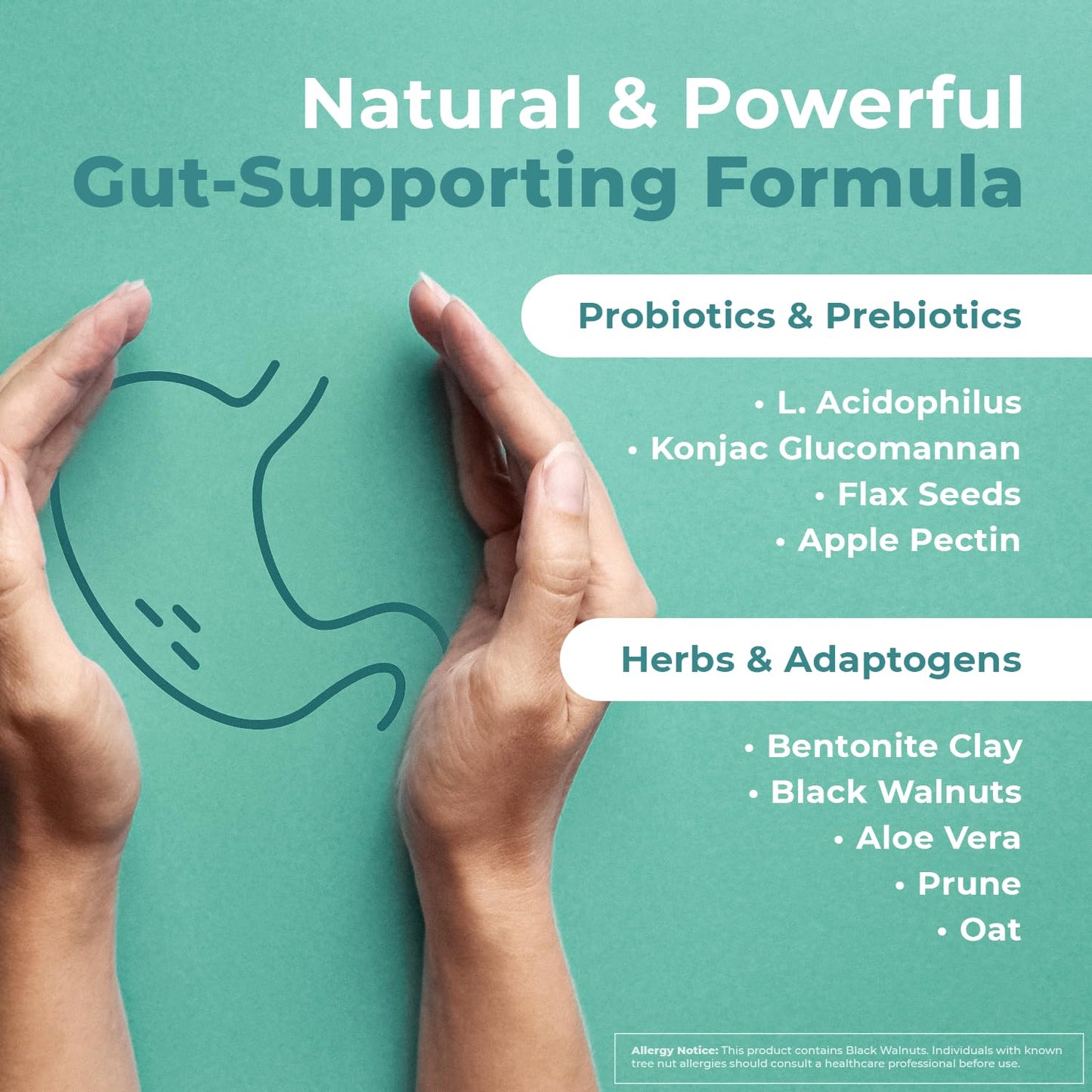 GutOptim Probiotic & Prebiotic Capsules | Pre and Probiotics for Synbiotic Gut Health & Bloating Relief for Women & Men | Enzyme with Probiotics for Digestive Health | Non-GMO, 60 Ct, 3 Month Supply Nature’s NutriWave buy supplements Au