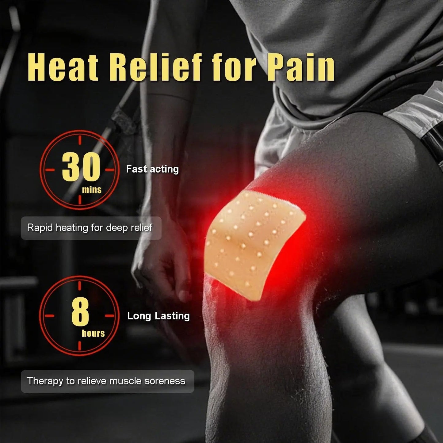 Tiger Patches Balm for Muscle & Joint Relief- Tiger Patch for Knee Neck, Back- 32 Pcs (4 Packs of 8) - Easy to Use MesayraBuy Supplements Australia
