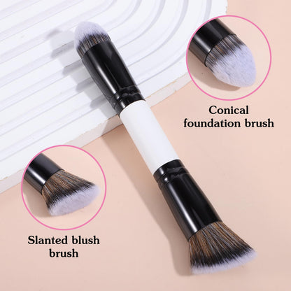 KFHENSOM 4PCS Foundation Contour Conceal Brush Set Dual-Ended Makeup Brushes Set Professional Powder Blush Concealer Eyeshadow Kabuki Foundation Brush Kit for Liquid Loose Powder Cream KFHENSOMRBuy Supplements Australia