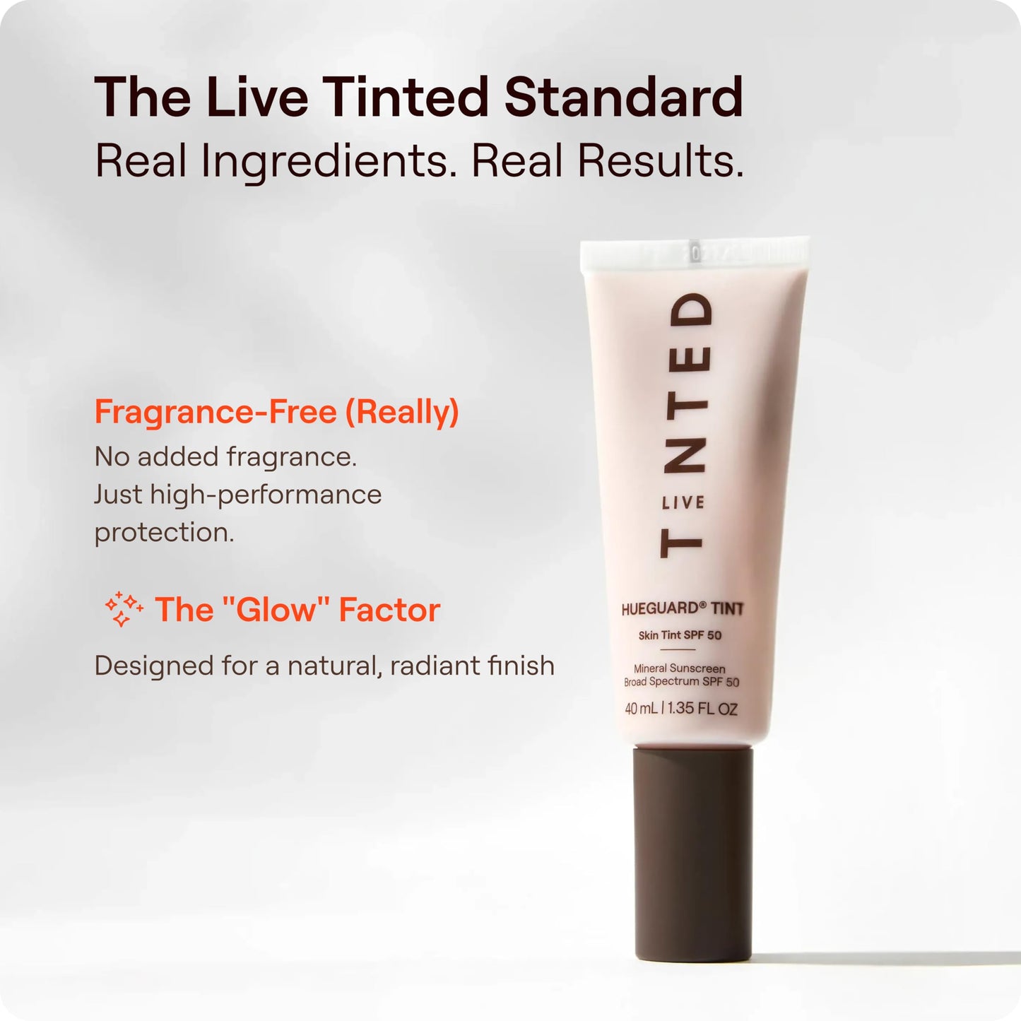 Live Tinted Hueguard Skin Tint SPF 50 - Tinted Mineral Sunscreen with Light-Medium Buildable Coverage With a Hydrating and Radiant Finish - Water and Sweat Resistant, 1.35 fl oz - Shade 10 Live TintedBuy Supplements Australia