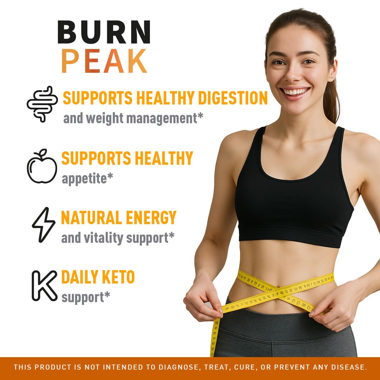 (3 Pack) Burn Peak Capsules - Official BurnPeak Weight Pills Advanced Premium Support, All Natural Burn Peak Pink Salt Trick Supplement for Overall Health & Wellness Reviews, 180 Capsules for 3 Months LIVORKABuy Supplements Australia