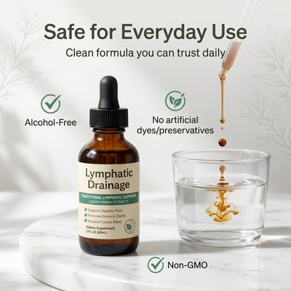 EYUTRD Lymphatic Drainage Drops,1200mg Herbal Blend with Elderberry & Echinacea Dandelion，– Supports Lymphatic Drainage, Immune System & Detox.2 fl.oz (1pcs) EYUTRD buy supplements Au