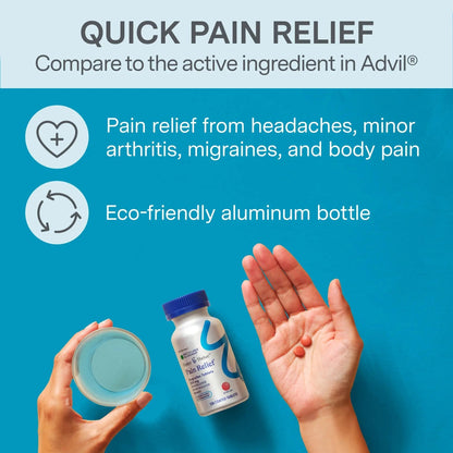 Foster & Thrive Ibuprofen 200mg Tablets for Joint, Knee, Arthritis, and Back Pain Relief, Fever Reducer, Alleviates Body Aches and Headaches, NSAID, 120 Coated Tablets Foster & ThriveBuy Supplements Australia