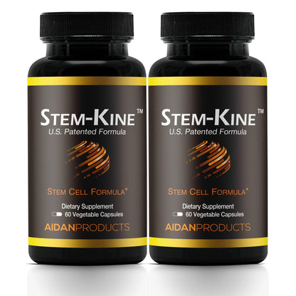 Aidan Products Stem-Kine Stem Cell Supplements, Clinically Proven to Increase Circulating Stem Cells, Pack of 2, Promoting Healing and Anti-Aging, 2 Pack of 60 Capsules Each Aidan ProductsBuy Supplements Australia