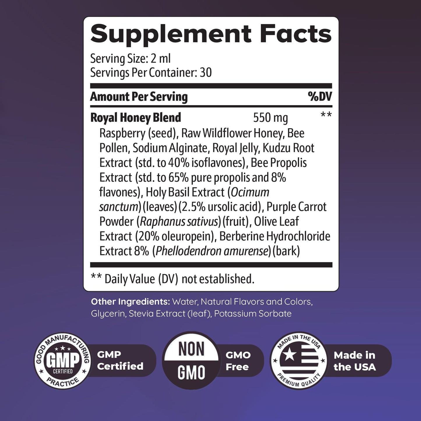 HoneyBurn Purple Honey – Natural Daily Supplement with 11 Plant & Bee-Based Ingredients – Supports Healthy Digestion & Balanced Body Routine – 60 ml, 30 Servings, 1 Month Supply Nature’s NutriWave buy supplements Au