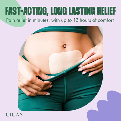 LILAS Period Cramps Pain Relief Patch, 5 Pack | Instant Relief for Menstrual Cramp, PMS, Endometriosis & PCOS | 12-Hour Comfort | Natural & Vegan Topical Patches | Trusted Formula & Upgraded Design LILASBuy Supplements Australia