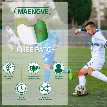 Maengve Herbal Knee Patch – 48 Pcs Self-Heating Pads for Joint Ease & Muscle Relaxation – 12-Hour Heat Pad for Knee Relief, Pain Support & Comfort MaengveBuy Supplements Australia