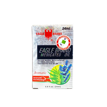 Eagle Brand Natural Aromatic Lavender Medicated Oil for Muscle Aches and Pains, Includes One Individual .8 oz. Bottle Eagle BrandBuy Supplements Australia