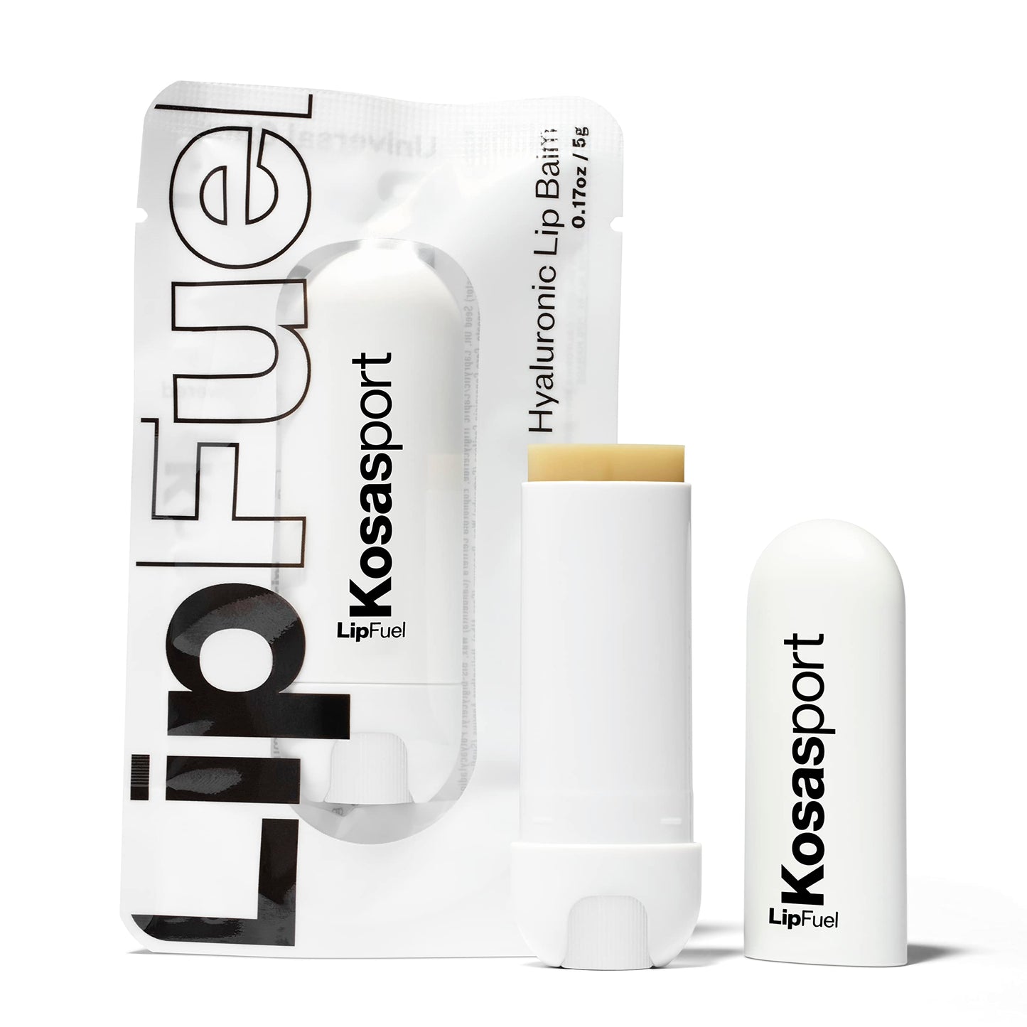 Kosas Lipfuel Hyaluronic Active Sport Lip Balm - Hydrates, Energizes and Protects - Natural Lip Treatment and Care (Baseline) KosasBuy Supplements Australia