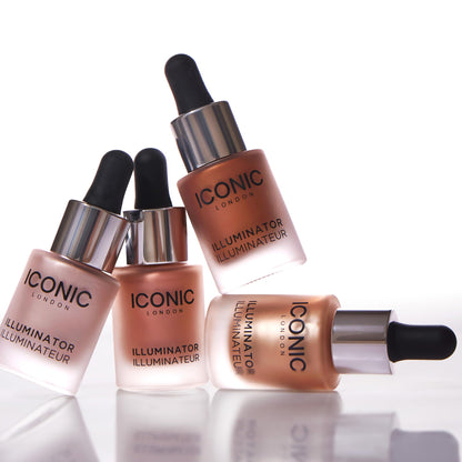 ICONIC LONDON Illuminator | Liquid Highlighting Drops for a Radiant Glow, Cruelty-Free, Vegan Makeup, Original (Champagne Shimmer) 0.45 Fl oz ICONIC LONDON buy supplements Au