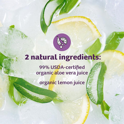 Lily of the Desert Aloe Vera Juice, Whole Leaf Filtered, Organic & Preservative Free – Natural Vitamins, Digestive Enzymes for Gut Health,