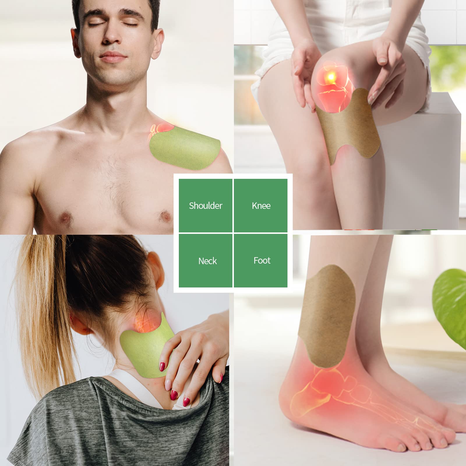 Maengve Herbal Knee Patch – 48 Pcs Self-Heating Pads for Joint Ease & Muscle Relaxation – 12-Hour Heat Pad for Knee Relief, Pain Support & Comfort MaengveBuy Supplements Australia