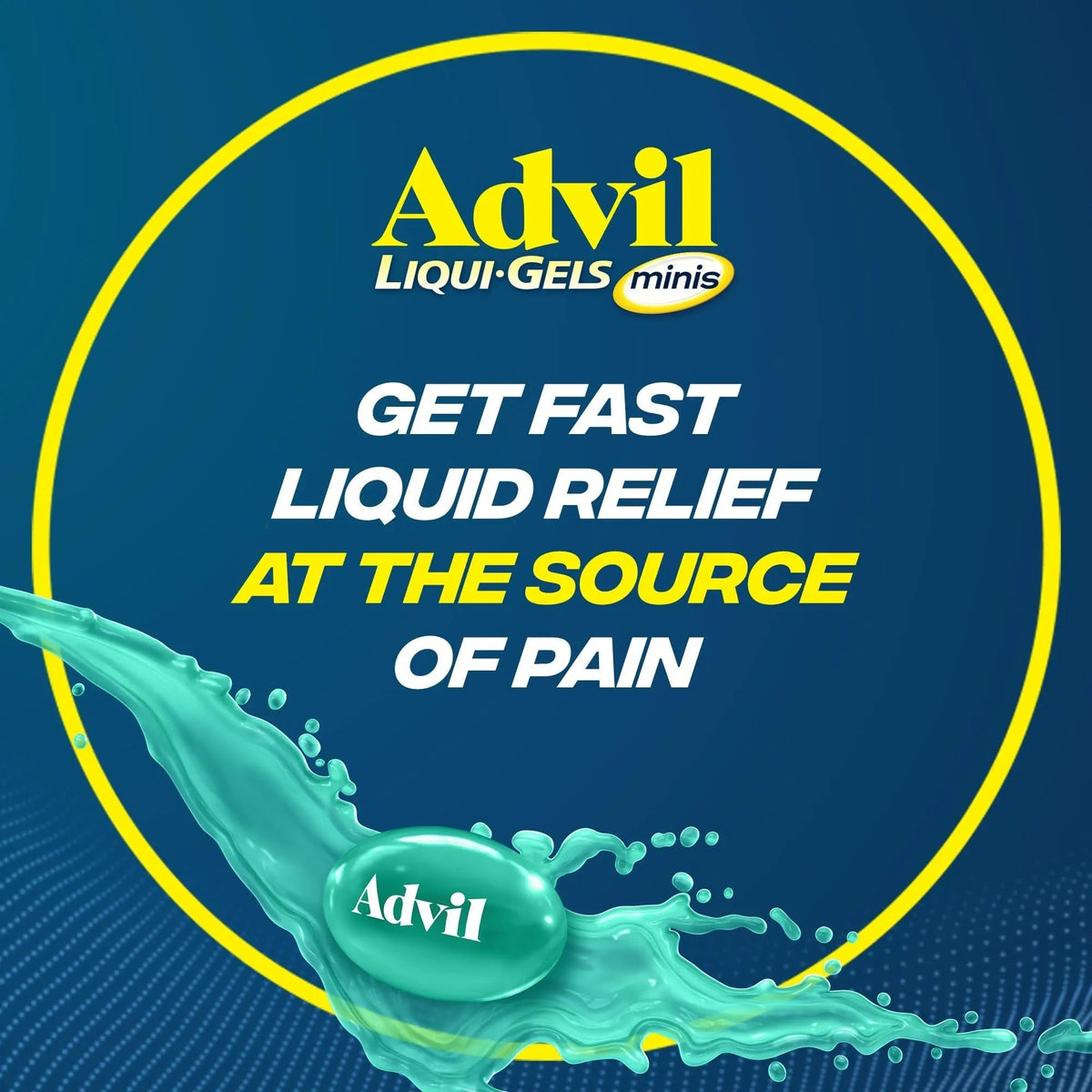 Advil Liqui-Gels minis Pain Reliever and Fever Reducer, Pain Medicine for Adults with Ibuprofen 200mg for Pain Relief - 50x2 Liquid Filled Capsules AdvilBuy Supplements Australia