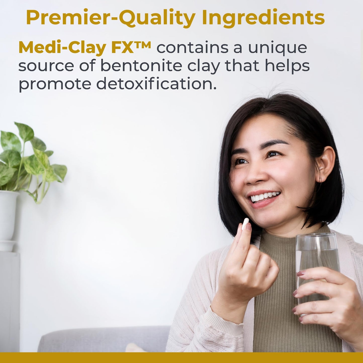 Premier Research Labs Medi-Clay-FX: Bentonite Clay Capsules for Detoxification | Food Grade Smectite Supplement | Absorb Toxins, Supports Cellular Health and Mold Detox - 90 Capsules Premier Research LabsBuy Supplements Australia